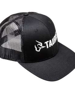 Taurus Logo Black Low Profile Trucker Hat