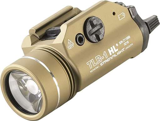 Streamlight TLR-1 HL Tactical Weapon Light 1000 Lumen FDE