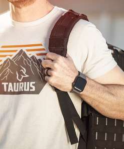 Taurus Mountain Logo Sand Tee