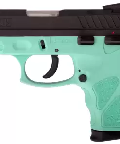 Matte Black / Cyan 9mm Luger Compact 17 Rds.