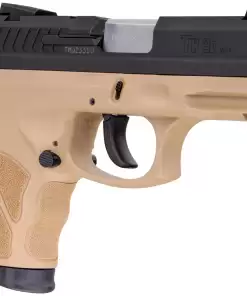 Matte Black / Tan 9mm Luger Compact 17 Rds.