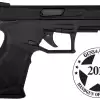 Hard Anodized Black 22 LR Black Polymer Frame 10-Round With Manual Safety