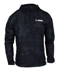 Taurus Black Camo Pullover Windbreaker